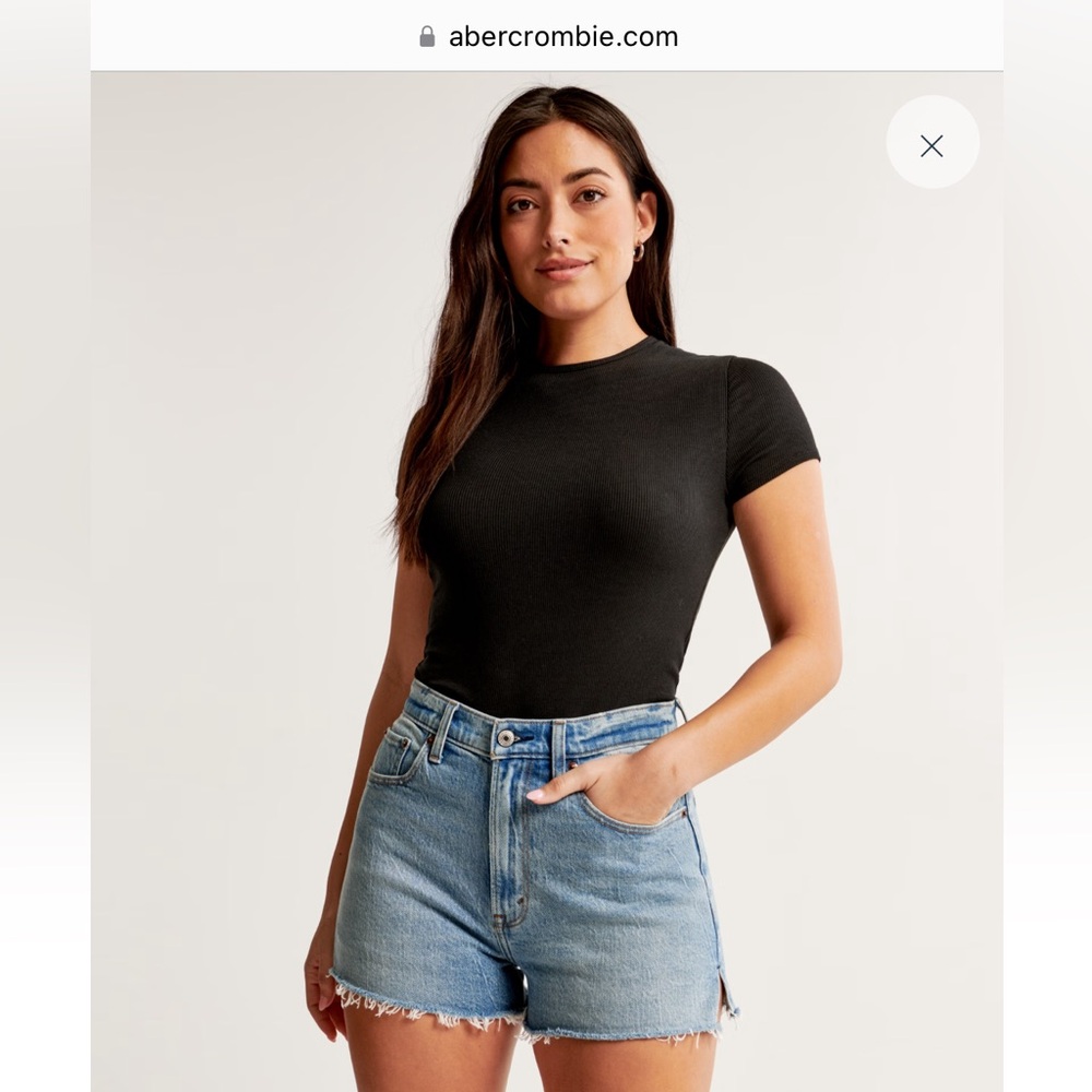 Abercrombie Mom Jean Shorts